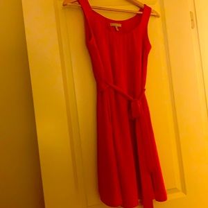 Coral Banana Republic dress